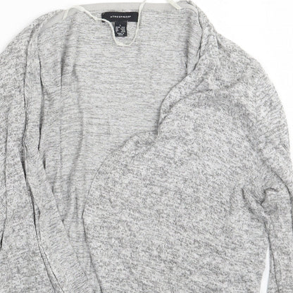Womens UK Size 14 Atmosphere Grey Wrap Jumper