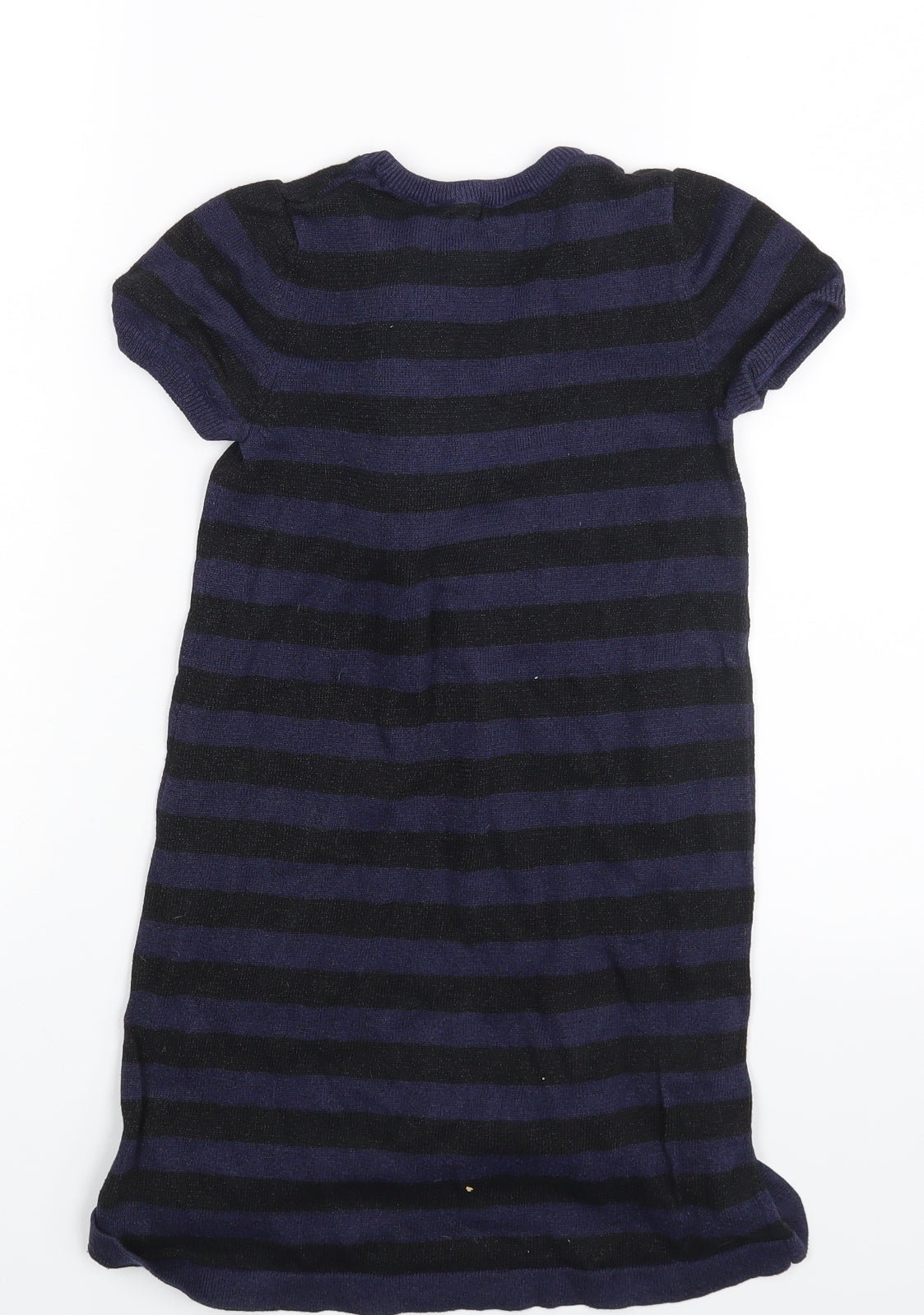 H&M Girls Blue Spotted  A-Line  Size 6-7 Years
