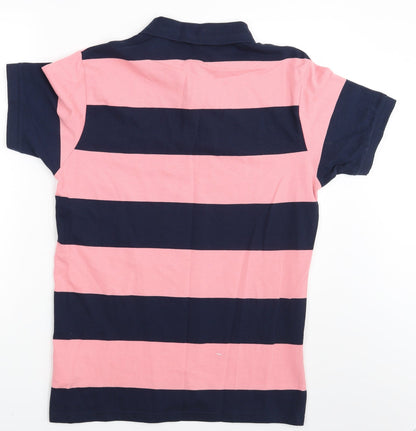 Primark Mens Multicoloured Striped   Polo Size M