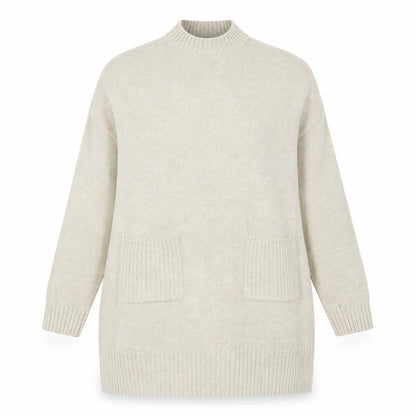Womens UK Size 6 Miss Selfridge Ivory Pullover Jumper