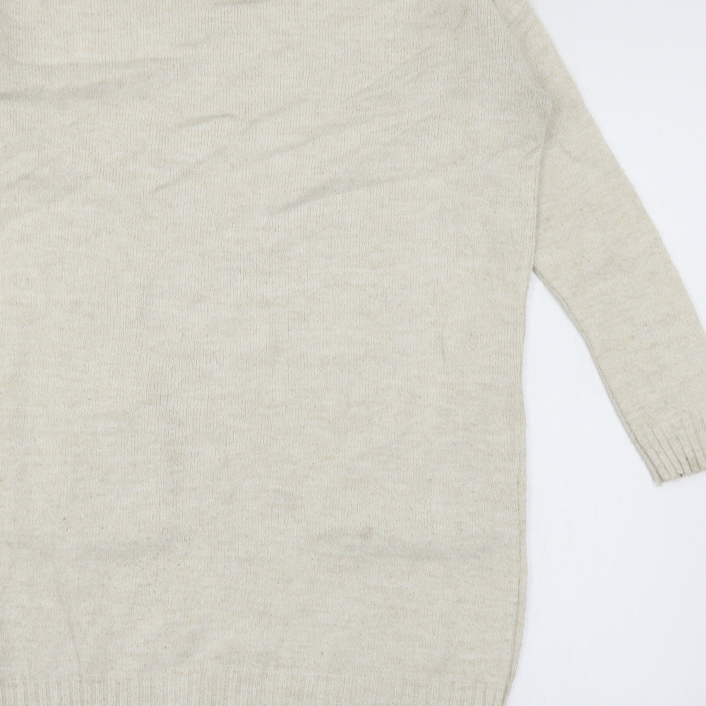 Womens UK Size 6 Miss Selfridge Ivory Pullover Jumper