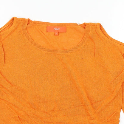 Womens UK Size 6 NEXT Orange Pullover Jumper