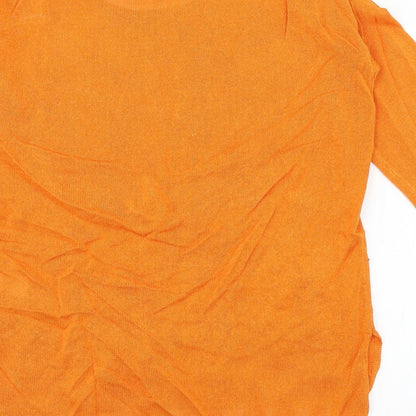 Womens UK Size 6 NEXT Orange Pullover Jumper