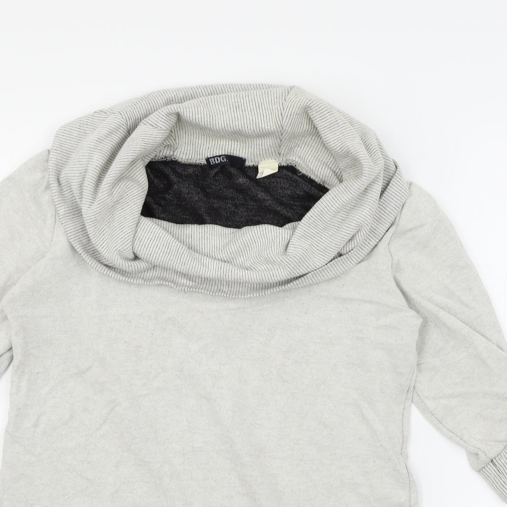 Womens UK Size S BDG Grey Pullover Jumper