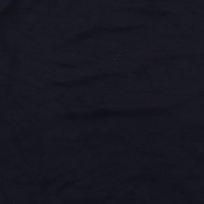 Easy Mens Blue  Knit Pullover Jumper Size M