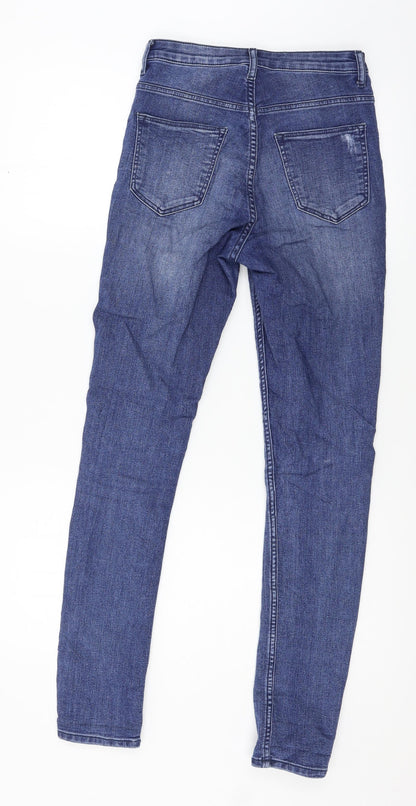 Divided by H&M Womens Blue  Denim Skinny Jeans Size 6 L29 in