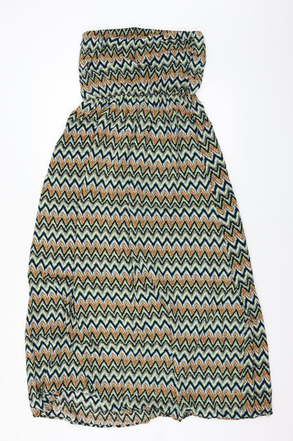 Alice & You Womens Multicoloured Striped  Fit & Flare  Size 10