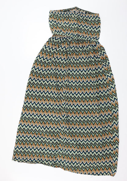Alice & You Womens Multicoloured Striped  Fit & Flare  Size 10