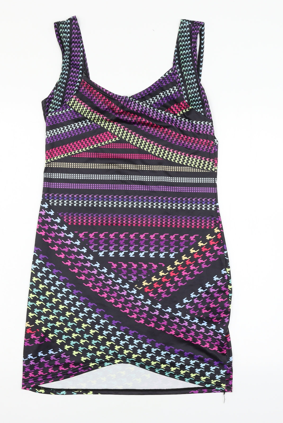 Preworn Womens Multicoloured Geometric Jersey Mini  Size M