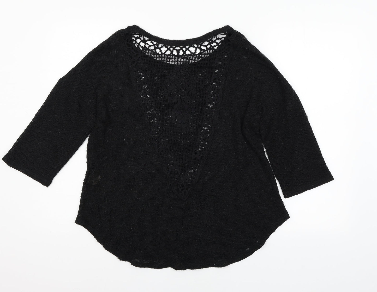 Womens UK Size L Ginger G Black Pullover Jumper