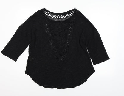 Womens UK Size L Ginger G Black Pullover Jumper