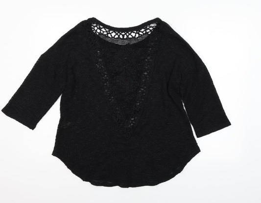 Womens UK Size L Ginger G Black Pullover Jumper