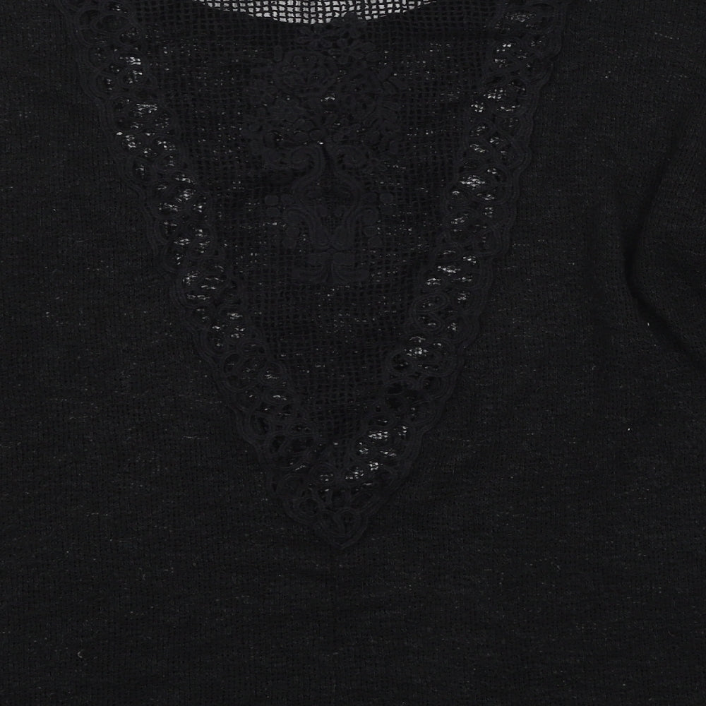 Womens UK Size L Ginger G Black Pullover Jumper