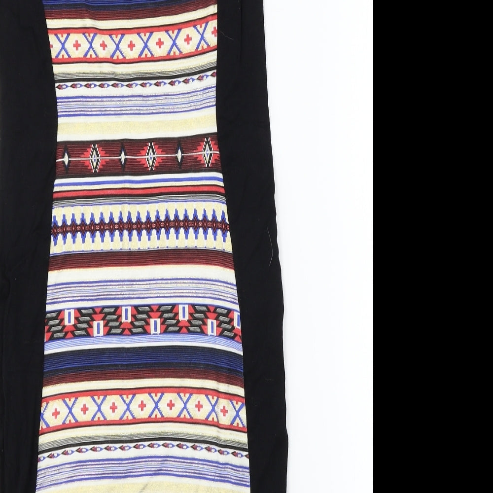 PARISIAN SIGNATURE Womens Multicoloured Geometric Jersey Bodycon  Size S