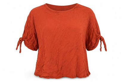 Womens UK Size 18 River Island Red Basic Blouse