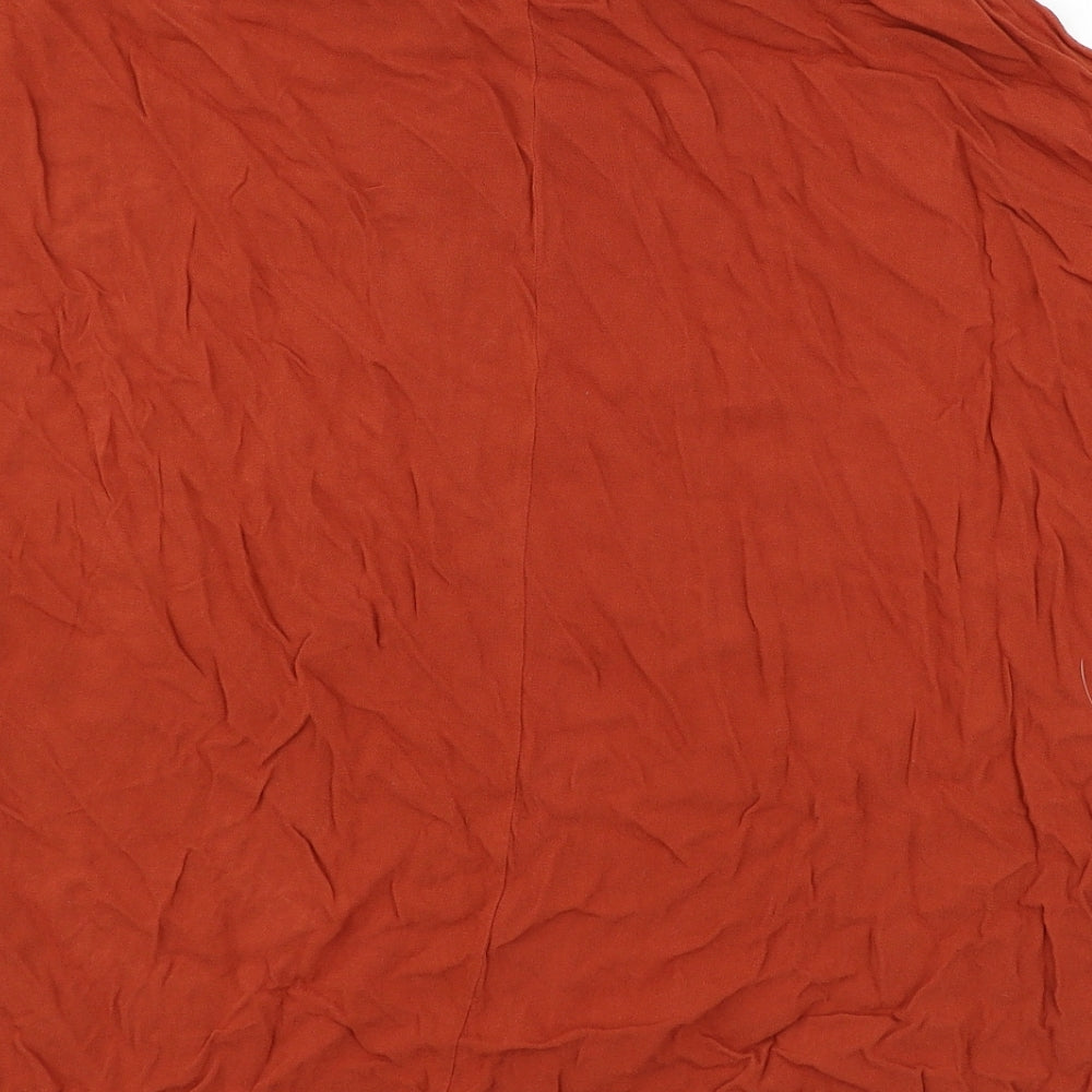 Womens UK Size 18 River Island Red Basic Blouse