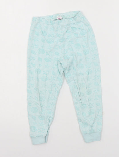George Girls Black Geometric Jersey Capri Pyjama Pants Size 3-4 Years  - Shells