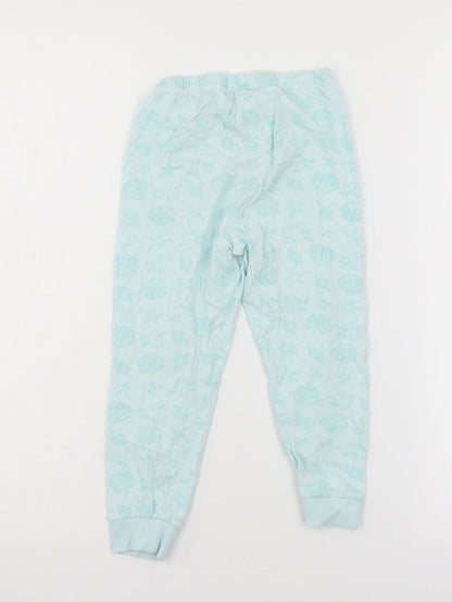 George Girls Black Geometric Jersey Capri Pyjama Pants Size 3-4 Years  - Shells