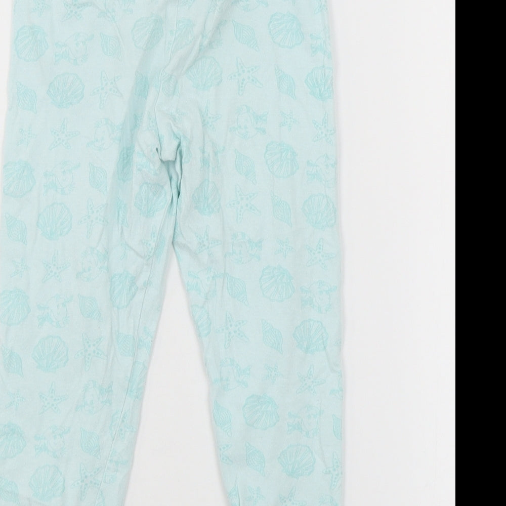 George Girls Black Geometric Jersey Capri Pyjama Pants Size 3-4 Years  - Shells