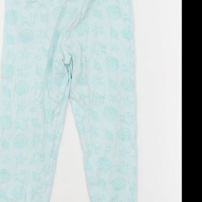 George Girls Black Geometric Jersey Capri Pyjama Pants Size 3-4 Years  - Shells