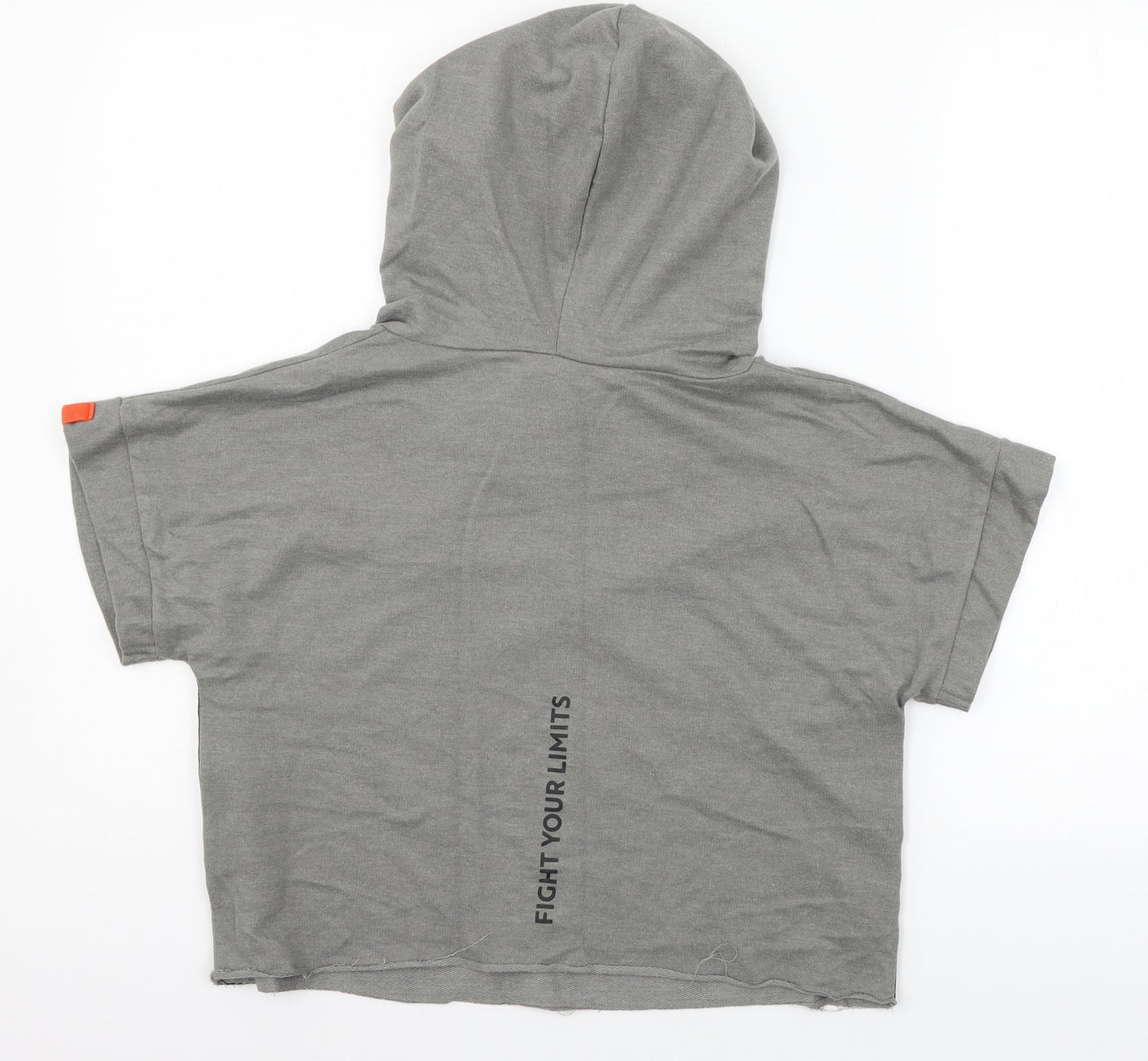 DECATHLON Womens Grey  Jersey Pullover Hoodie Size S  - FYL