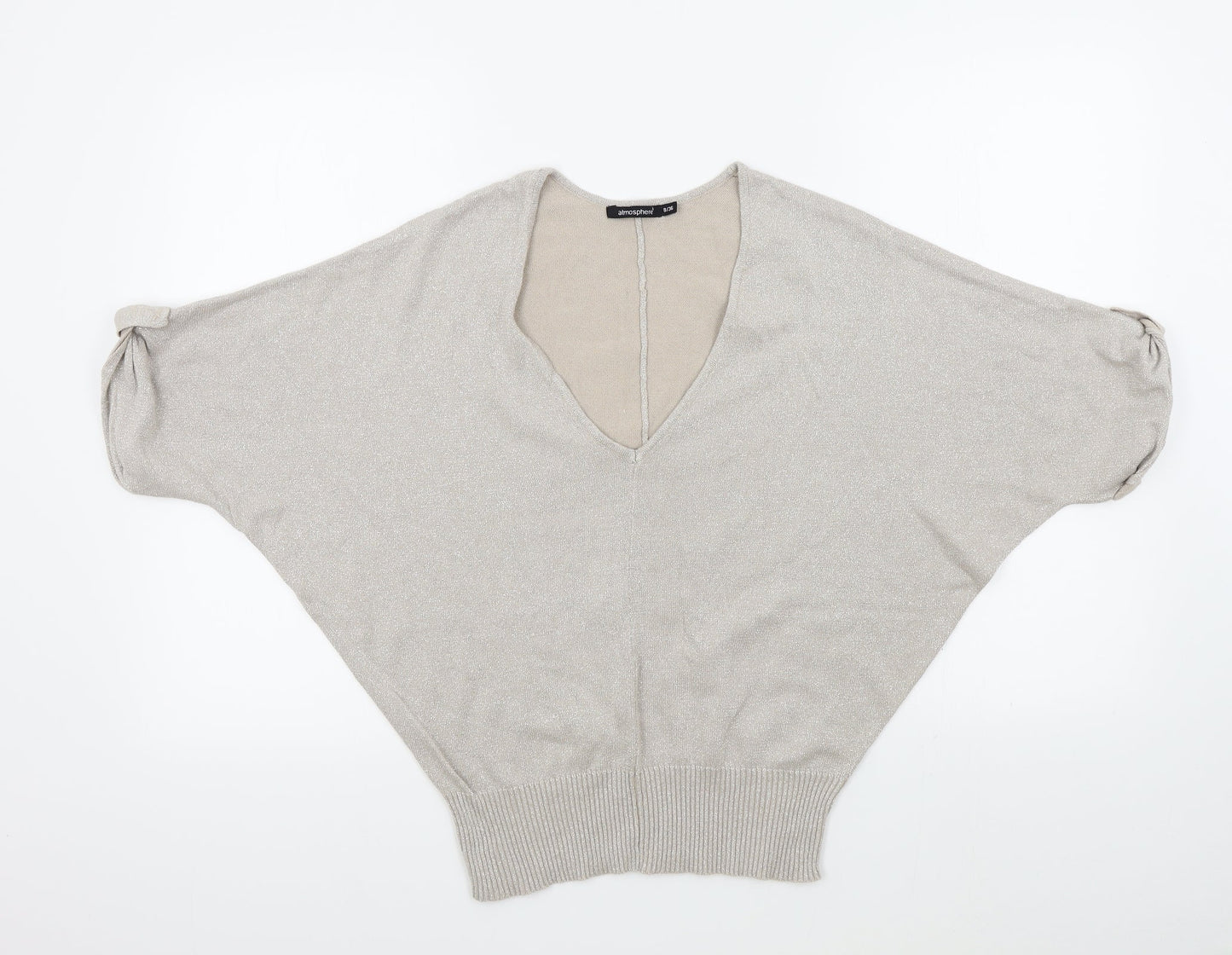 Womens UK Size 8 Atmosphere Beige Pullover Jumper