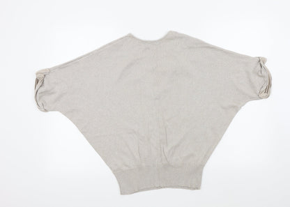 Womens UK Size 8 Atmosphere Beige Pullover Jumper