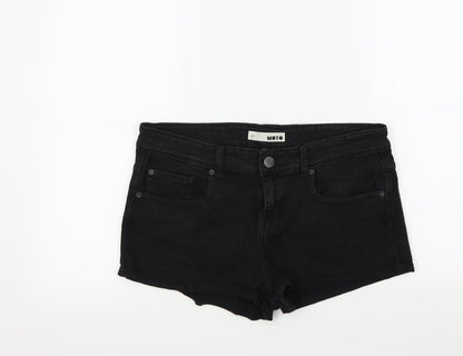 top shop Womens Black Colourblock  Bermuda Shorts Size 34