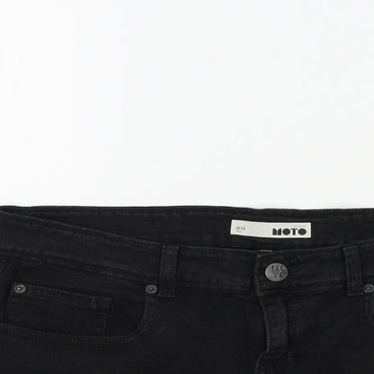 top shop Womens Black Colourblock  Bermuda Shorts Size 34