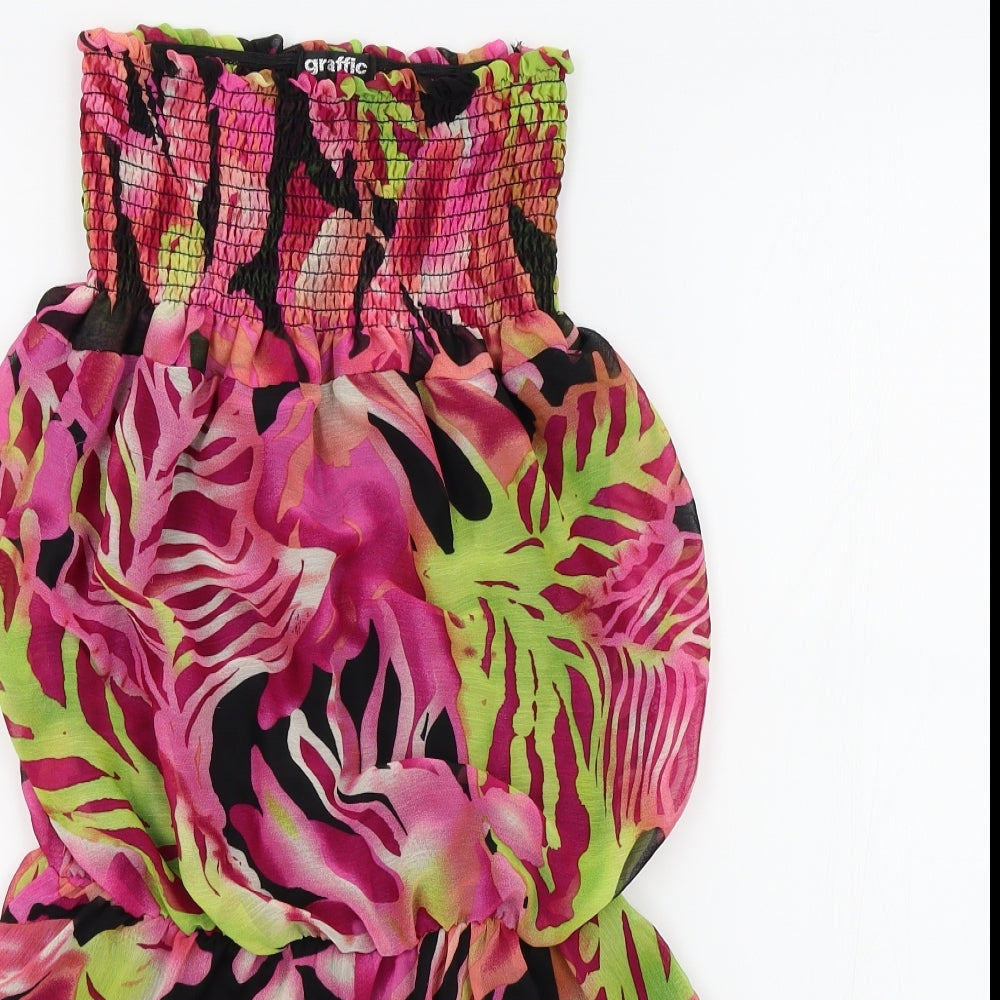 graffic Womens Multicoloured Colourblock  Skirt/ Skort Set One-Piece Size S