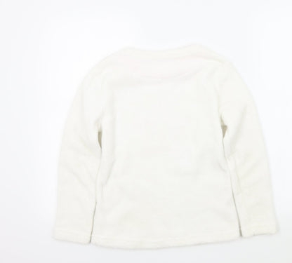 love sleep Girls White Colourblock  Top Pyjama Top Size 11-12 Years