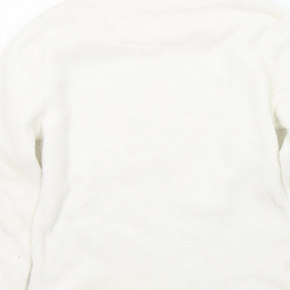 love sleep Girls White Colourblock  Top Pyjama Top Size 11-12 Years