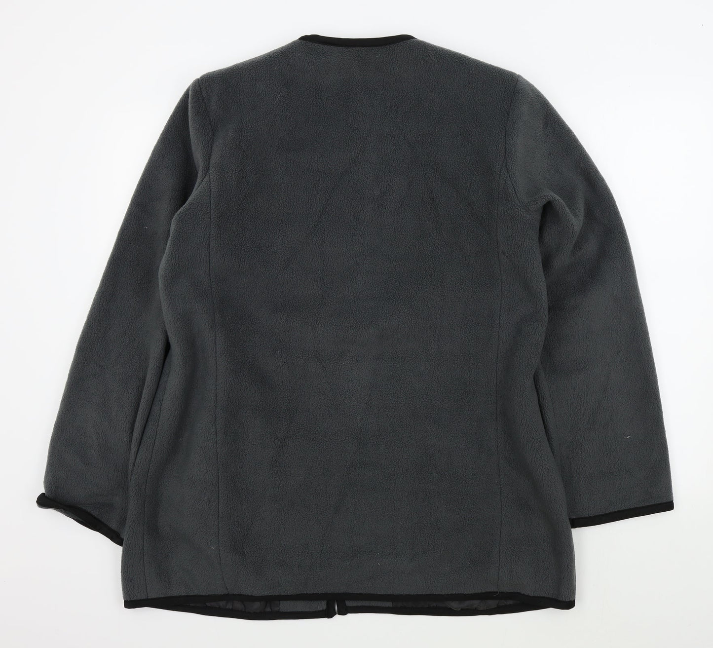 Bob Mackie Womens Grey   Jacket  Size M