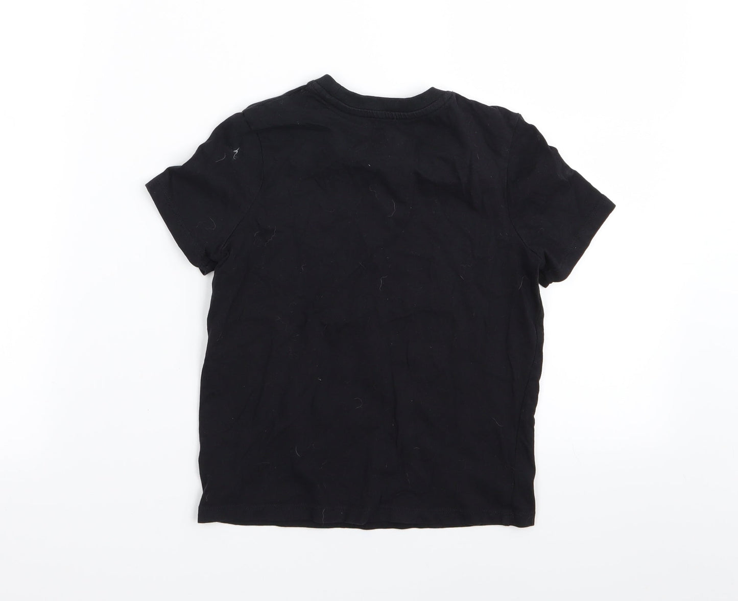 by very Boys Black   Basic T-Shirt Size 5-6 Years