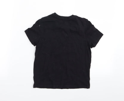 by very Boys Black   Basic T-Shirt Size 5-6 Years