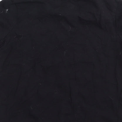 by very Boys Black   Basic T-Shirt Size 5-6 Years