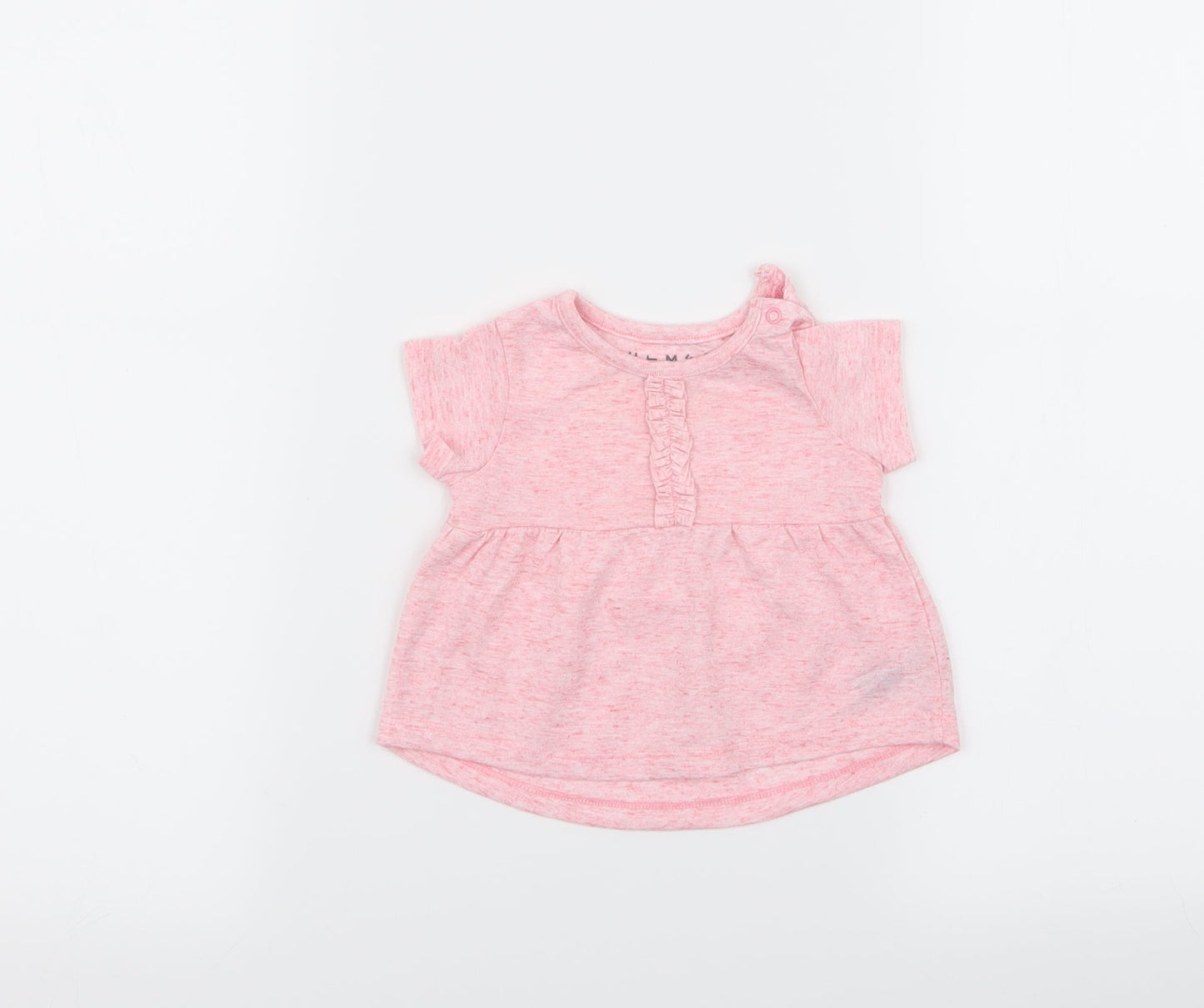 Nutmeg Girls Pink   T-Shirt Dress  Size 0-3 Months