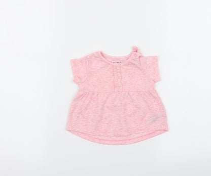 Nutmeg Girls Pink   T-Shirt Dress  Size 0-3 Months