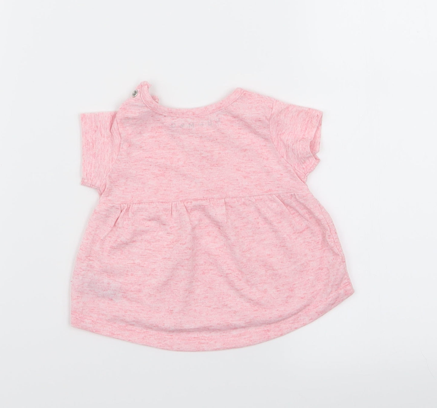 Nutmeg Girls Pink   T-Shirt Dress  Size 0-3 Months