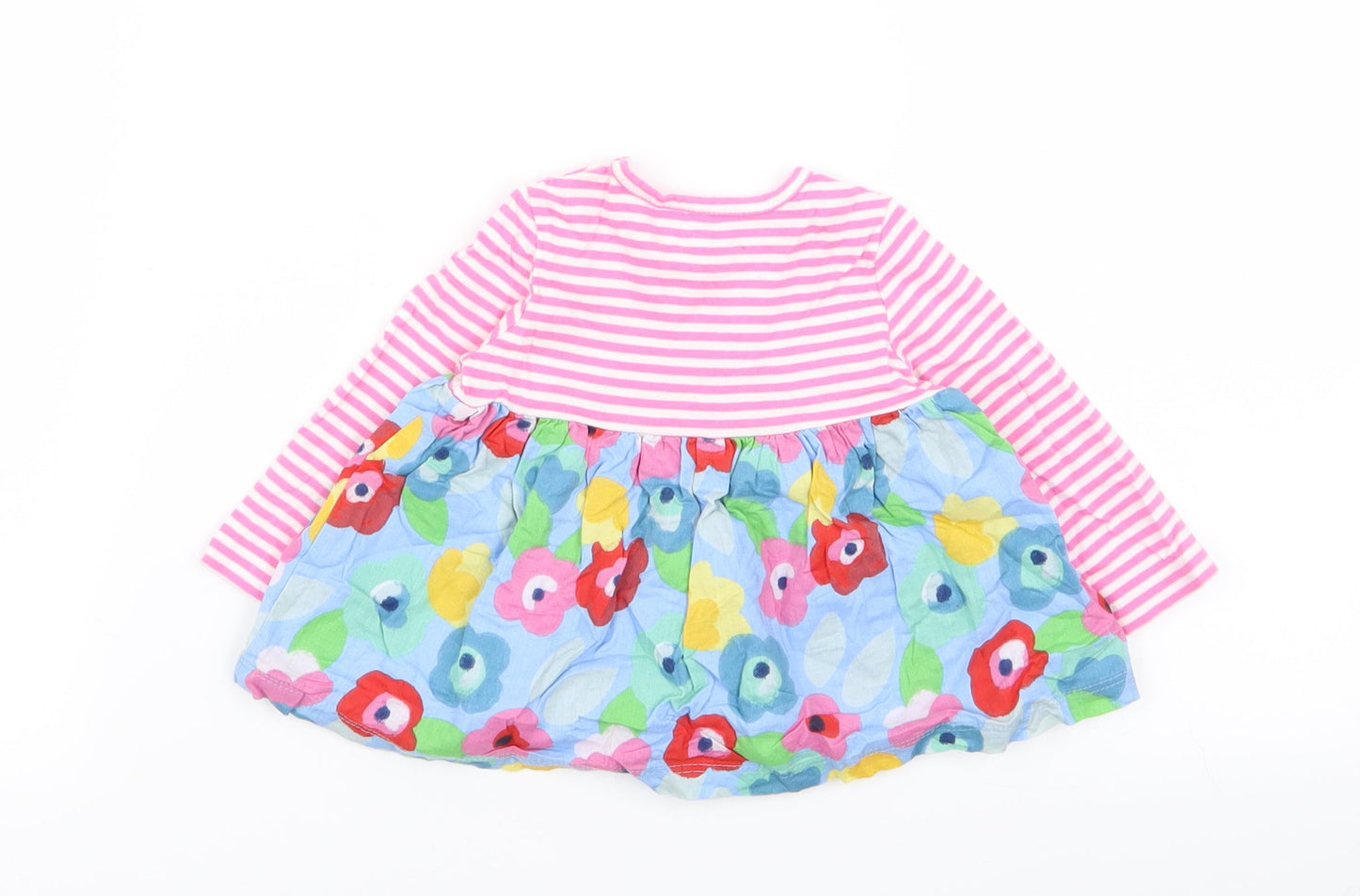 TU Girls Multicoloured Striped  Fit & Flare  Size 0-3 Months