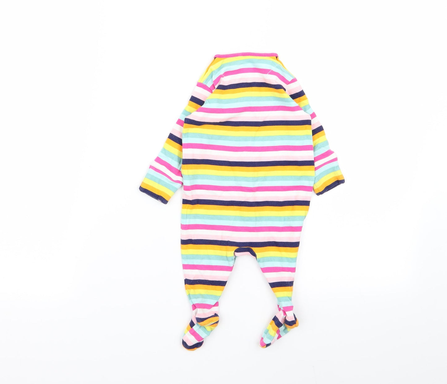 NEXT Girls Multicoloured Striped  Babygrow One-Piece