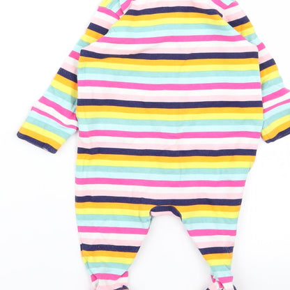 NEXT Girls Multicoloured Striped  Babygrow One-Piece