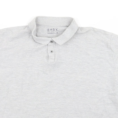 Easy Mens Grey    Polo Size XL