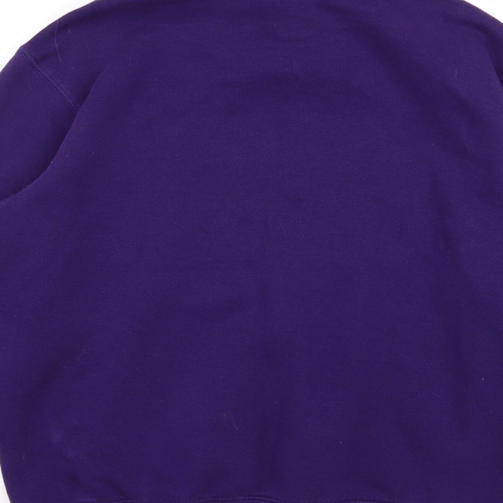 B&C collection Mens Purple   Pullover Jumper Size S  - unisex