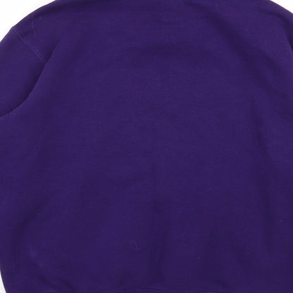 B&C collection Mens Purple   Pullover Jumper Size S  - unisex