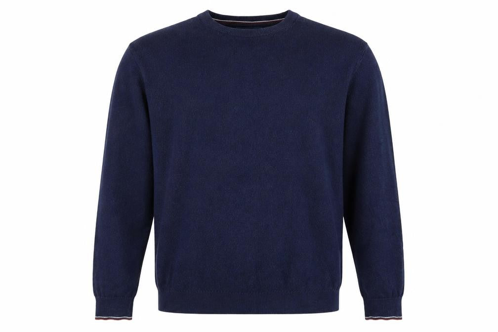 Mens UK Size L Easy Blue Pullover Jumper