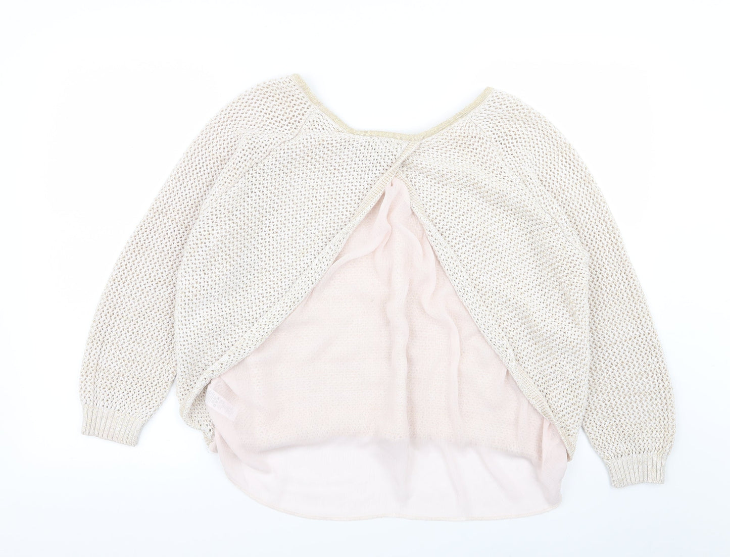 Asda George Womens Beige   Pullover Jumper Size 18