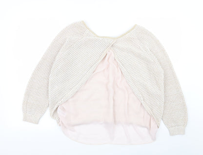 Asda George Womens Beige   Pullover Jumper Size 18
