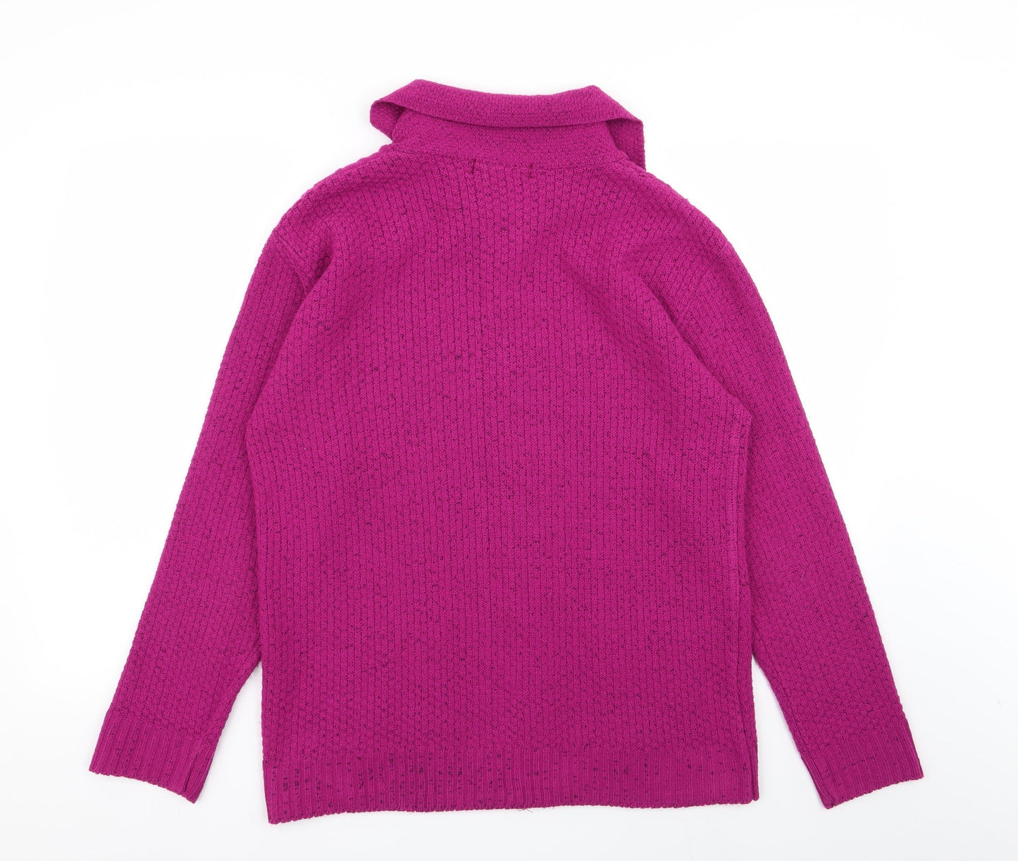 glimpse Womens Pink   Full Zip Jumper Size L