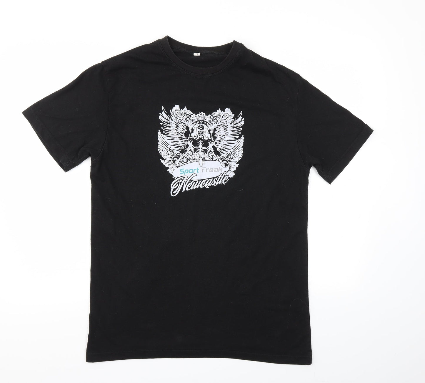 Preworn Mens Black    T-Shirt Size L